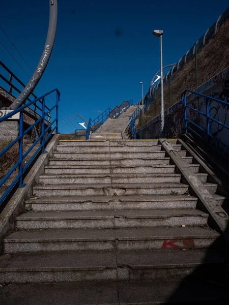 Prag Czech Cumhuriyeti Nde Merdivenler — Stok fotoğraf