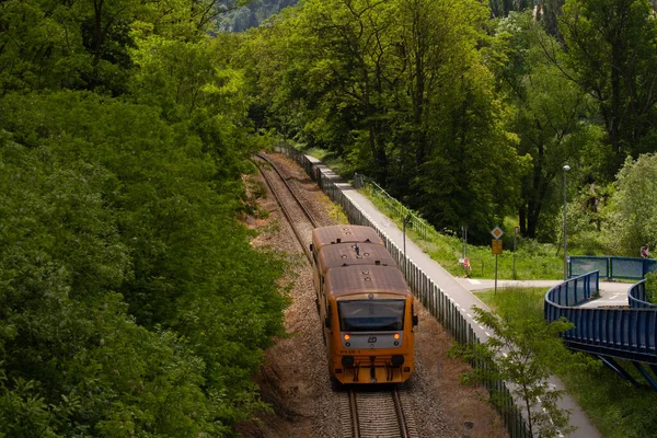 Transport Cementbrug Zuilen Stad Tsjechië — Stockfoto