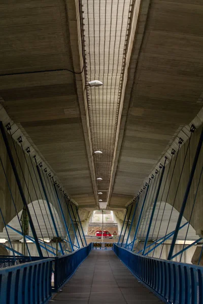 Transporte Puente Cemento Pilares Ciudad República Checa — Foto de Stock