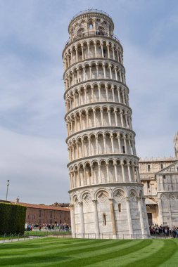 Duomo ve Eğik Kule, Piazza dei Miracoli, Pisa, Toskana, İtalya