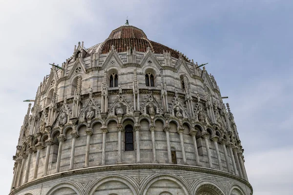 Duomo Leaning Tower Piazza Dei Miracoli Pisa Toszkána Olaszország — Stock Fotó