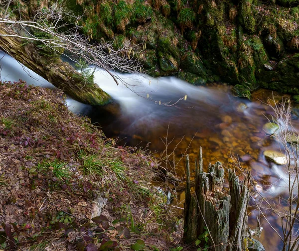 全聖人の滝 Allerheiligen Wasserfaelle 黒の森 Openau Baden Werttemberg Germany — ストック写真