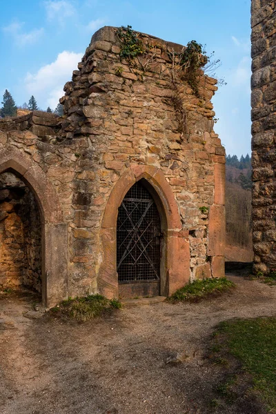 Vista Castelo Medieval Schauenburg Perto Oberkirch Condado Ortenau Floresta Negra — Fotografia de Stock