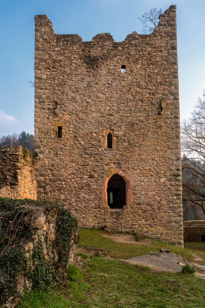 Vista Castelo Medieval Schauenburg Perto Oberkirch Condado Ortenau Floresta Negra — Fotografia de Stock