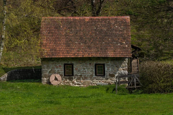 Oude Watermolen Het Zwarte Woud Baden Wrttemberg Duitsland — Stockfoto