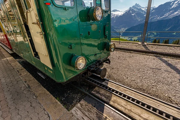 Rack Railway Schynige Platte Swiss Alps — Stock Photo, Image