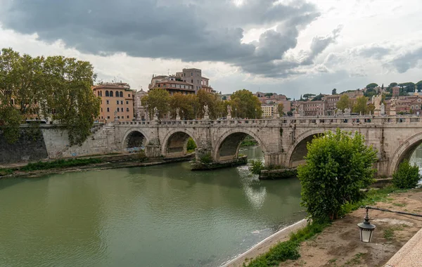 Rome Italie Octobre 2018 Château Sant Angelo Mausolée Hadrien Rome — Photo