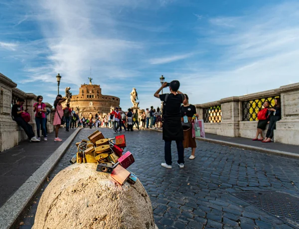 Roma Italia Octubre 2018 Castel Sant Angelo Mausoleo Adriano Roma — Foto de Stock