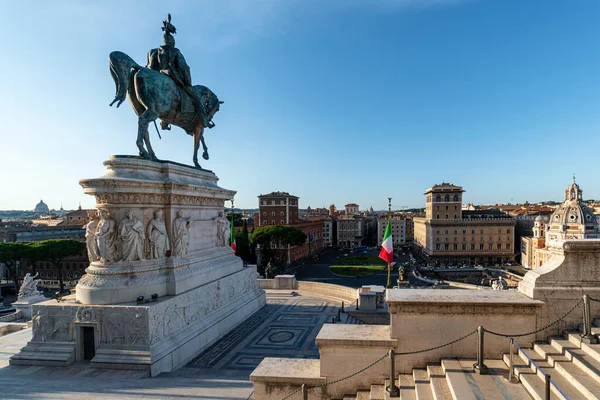 Monumento Vittorio Emanuele Roma Lacio Italia —  Fotos de Stock