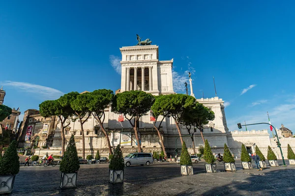 Vittorio Emanuele Monumento Roma Lácio Itália — Fotografia de Stock