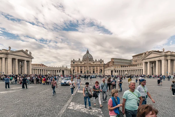 Roma Itália Outubro 2018 Praça São Pedro Cidade Vaticano Roma — Fotografia de Stock