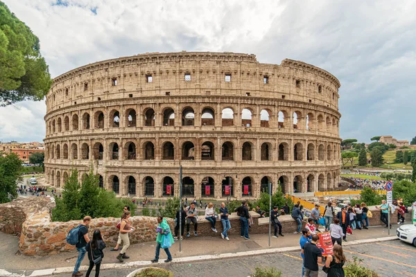 Rome Italy October 2018 Colosseum Large Amphitheatre Rome Italy — Stock Photo, Image