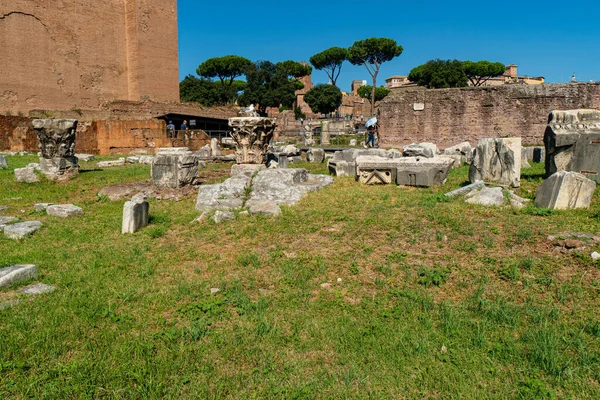 Ρώμη Ιταλία Οκτωβρίου 2018 Forum Romanum Platine Hill Rome Italy — Φωτογραφία Αρχείου