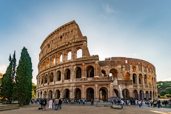 Rom Italien Oktober 2018 Kolosseum Ein Großes Amphitheater Rom Italien — Stockfoto