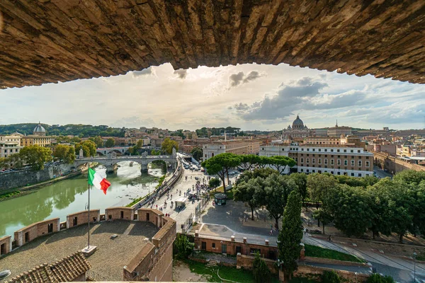 Rom Italien Oktober 2018 Castel Sant Angelo Oder Mausoleum Des — Stockfoto