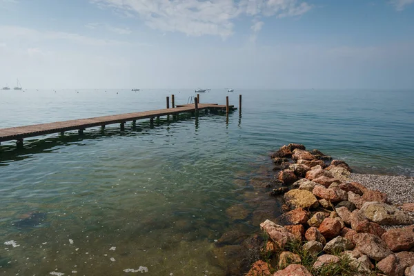 Scenic View Beautiful Garda Lake Lago Garda Lombardy Italy — Stock Photo, Image