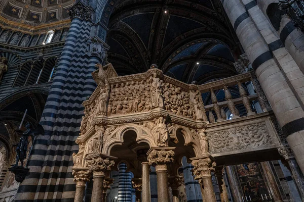 UNESCO, Piazza del Duomo, Cathedrale Santa Maria Assunta, Siena, Siena, Tuscany, İtalya, Avrupa