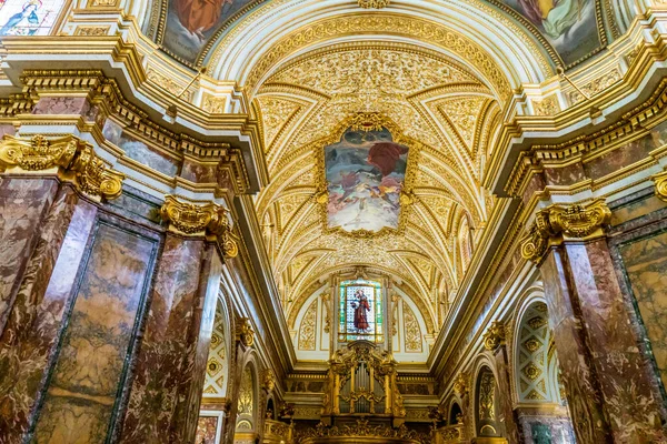 Roma Itália 2018 Interior Santo Antônio Campo Marzio Uma Igreja — Fotografia de Stock