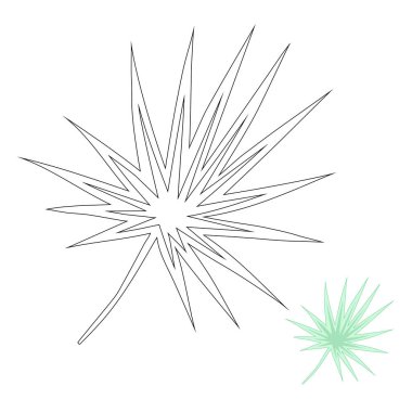 Tropikal yapraklar el çizimi vektör çizimleri ayarlandı. Egzotik bitki, siyah mürekkep çizimleri. Ana hatları, çiçek tasarımı, tesisat, palmiye ağaçları, incir ağacı, eğrelti otu. Renklendirme için tek renkli çiçekli kartpostal tasarımı ögeleri