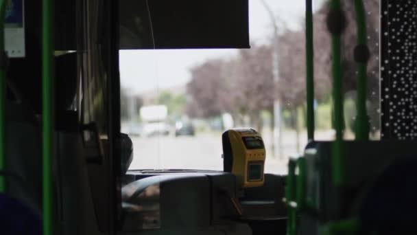 Vue Depuis Les Transports Urbains Jusqu Route — Video