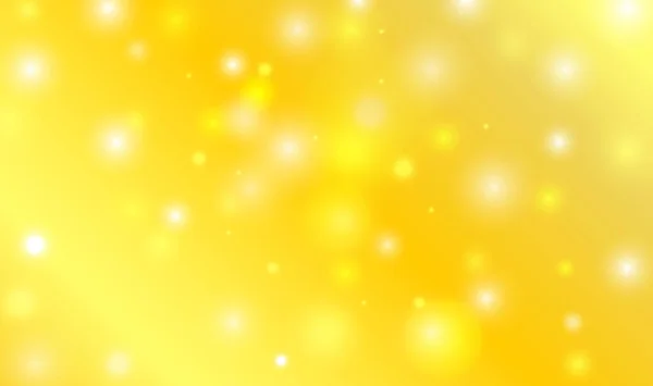 Goldener Bokeh Glühender Hintergrund — Stockvektor