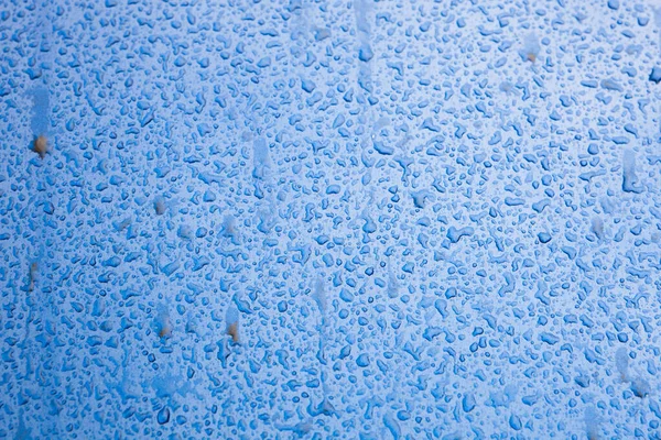 Drops Blue Background — Stock Photo, Image