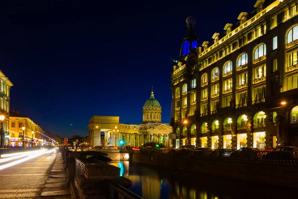 Crepúsculo San Petersburgo Rusia — Foto de Stock