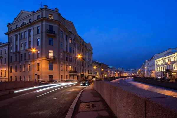 Východ Slunce Petrohradu Rusko Soumrak Petrohradu — Stock fotografie