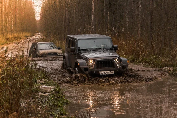 Offroad jeep Wrangler — Zdjęcie stockowe