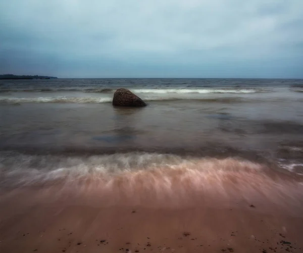 Pedras Golfo Finlândia Oblast Leningrado Rússia — Fotografia de Stock