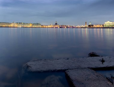 St. Petersburg bahar akşamları. Rusya