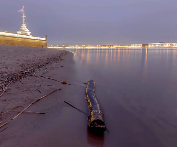 Центральный Городской Пляж Санкт Петербурге Россия — стоковое фото