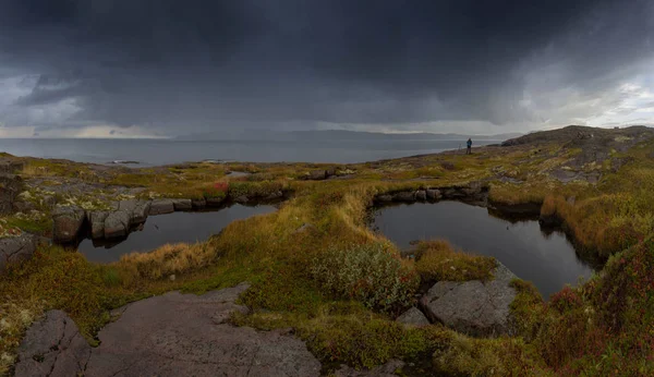 Mer Barents Teriberka Région Mourmansk Russie Image En Vente