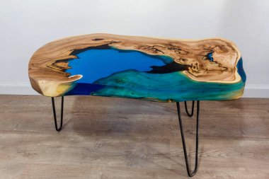 slab coffee table, modern coffee table clipart