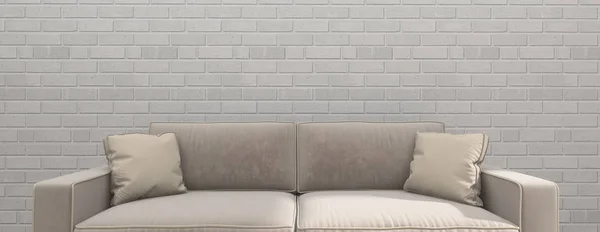 White Frames White Wall Interior — Stock Photo, Image