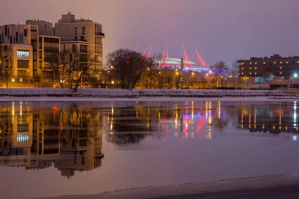 Estadio Gazprom Arena San Petersburgo Rusia — Foto de Stock