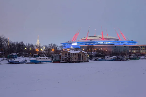 Stade Gazprom Arène Saint Pétersbourg Russie Images De Stock Libres De Droits