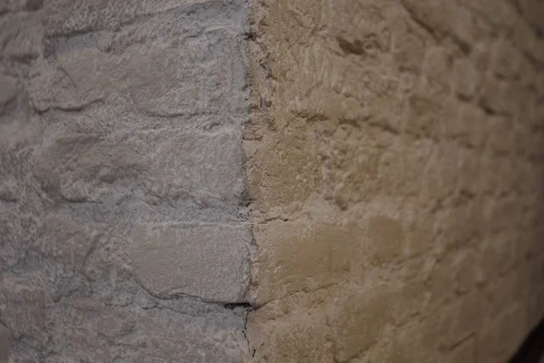 corner of an old brick wall