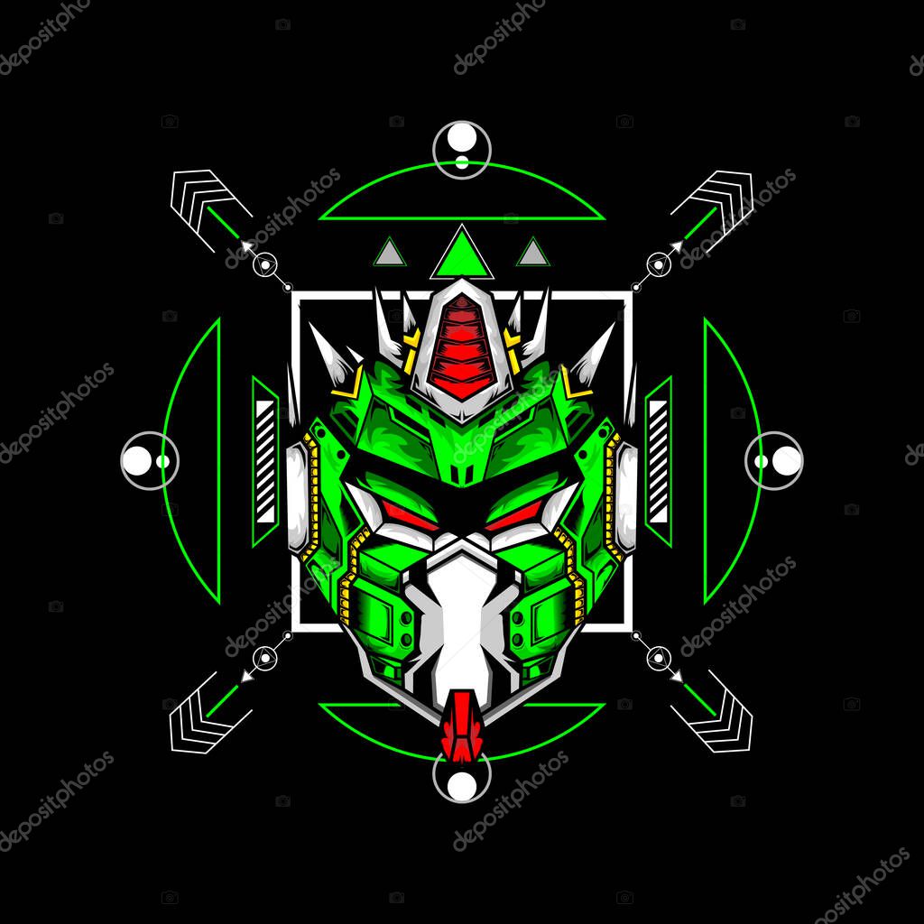 Robot Head With Sacred Background Can Use For Gaming Logo E Sport T Shirt Editable Premium Vector In Adobe Illustrator Ai Ai Format Encapsulated Postscript Eps Eps Format Robot Head With Sacred Background Can Use For Gaming Logo E Sport T Shirt Editable Premium Vector In Adobe Illustrator Ai Ai Format Encapsulated Postscript Eps Eps Format