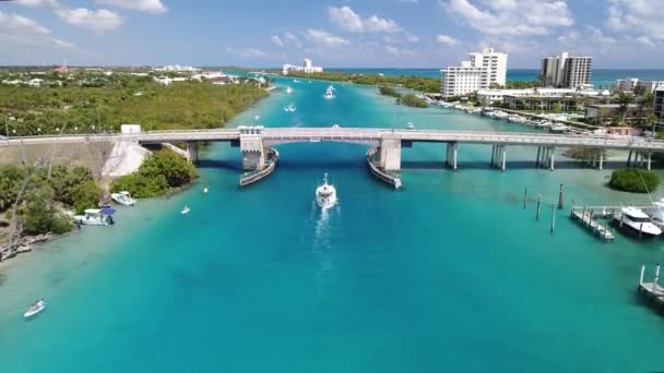 Aerial Footage Jupiter Florida — Stock Video