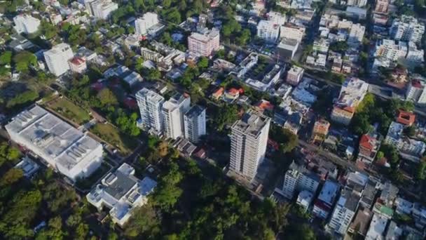 Letecké Záběry Santo Domingo Dominikánské Republiky — Stock video