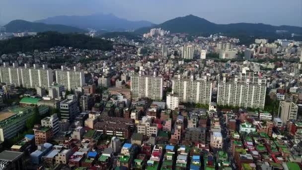 Aérea Cerca Hongdae Seoul Corea Del Sur — Vídeos de Stock