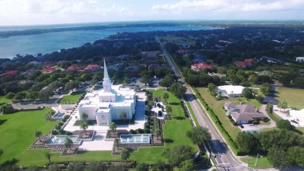 Orlando Florida Vanuit Lucht Bekeken — Stockvideo