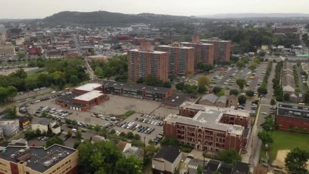 Paterson Aerial Downtown — Stock Video