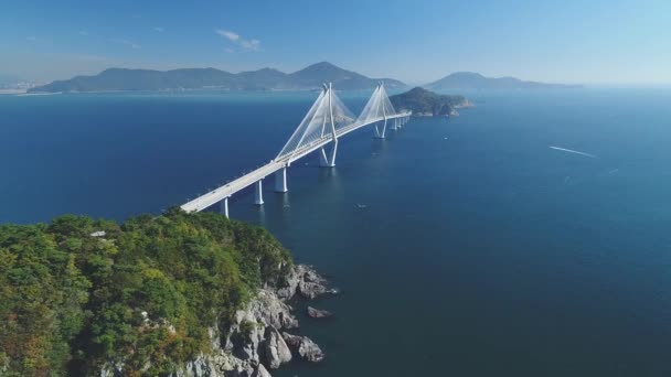 韩国南部城市航空 — 图库视频影像