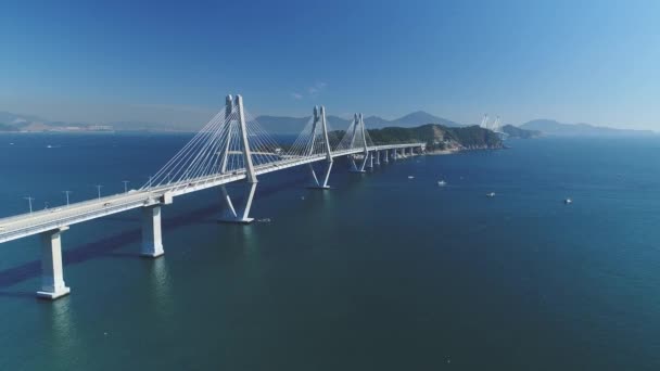 Coreia Sul Cidade Aérea — Vídeo de Stock