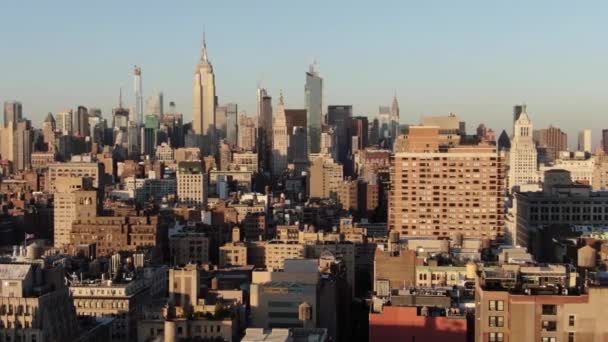 Aerial Bowery Nyc — Stock Video