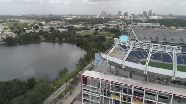 Aérea Acampamento Estádio Mundial Orlando Florida — Vídeo de Stock
