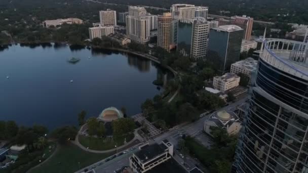 Aerial Downtown Orlando — Stock Video