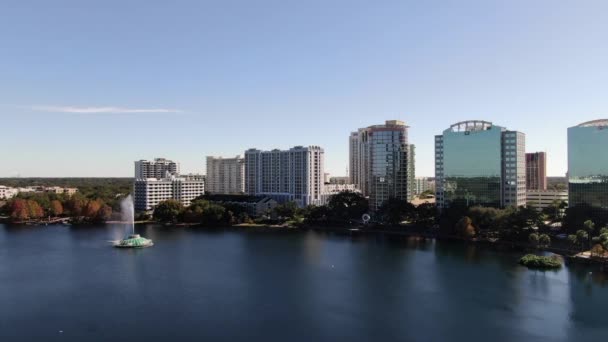 Aerial Downtown Orlando — Stock Video